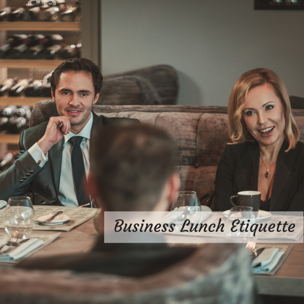 Business Lunch Etiquette Vanessa Bolet